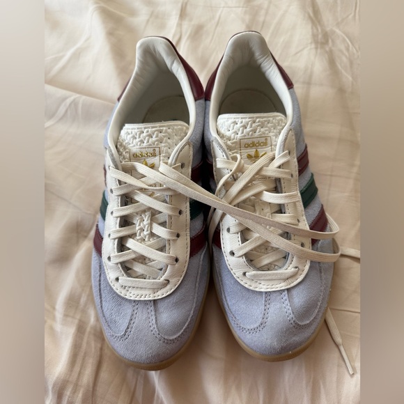 Adidas Gazelle Indoor Blue Dawn Collegiate Burgundy - Picture 3 of 7